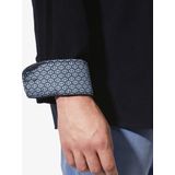 Charles Colby - Duke Nilson - Corduroy Overhemd - Donkerblauw - +Comfort Fit