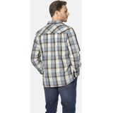 Jan Vanderstorm Overhemd donkerblauw, Ruit