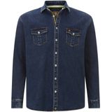 Jan Vanderstorm - OLAVIK - Denim Overhemd - Donkerblauw