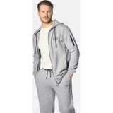 Jan Vanderstorm - ODGRIM - Sweatvest - Zilvergrijs - Herenmode in Grote Maten