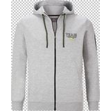 Jan Vanderstorm - ODGRIM - Sweatvest - Zilvergrijs - Herenmode in Grote Maten