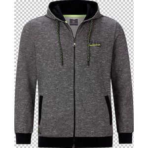 Jan Vanderstorm - RUMOLT - Sweatvest - Zwart - Herenmode in Grote Maten