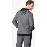 Jan Vanderstorm - RUMOLT - Sweatvest - Zwart - Herenmode in Grote Maten