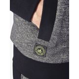 Jan Vanderstorm - RUMOLT - Sweatvest - Zwart - Herenmode in Grote Maten