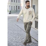 Jan Vanderstorm - RAGNHILD - Shirt - Wolwit - Lange Mouwen