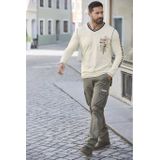 Jan Vanderstorm - RAGNHILD - Shirt - Wolwit - Lange Mouwen