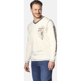 Jan Vanderstorm - RAGNHILD - Shirt - Wolwit - Lange Mouwen