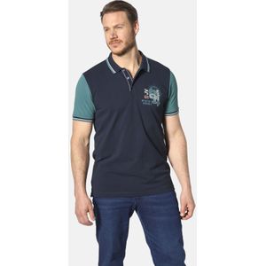 Jan Vanderstorm herren Poloshirt - 52/54 - donkerblauw