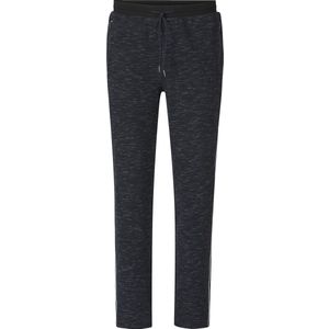 COSIMERRI - Joggingbroek - Donkerblauw Melange - Fijn Gemêleerd Patroon - Ritszakken