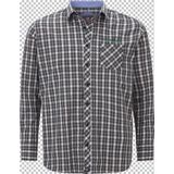 Jan Vanderstorm - Bjornman - Overhemd - Groen - Zwart - Wit - Lange Mouw - Comfort Fit