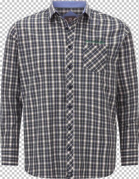 Jan Vanderstorm - Bjornman - Overhemd - Groen - Zwart - Wit - Lange Mouw - Comfort Fit