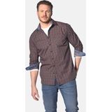 Jan Vanderstorm - Bjornman - Overhemd - Oranje/Zwart/Wit - Lange Mouw - Comfort Fit