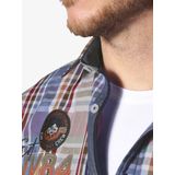 Jan Vanderstorm - DETRIK - Overhemd - Blauw - Herenmode in Grote Maten