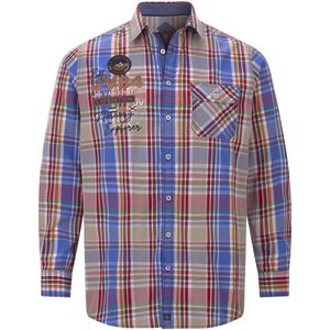 Jan Vanderstorm - DETRIK - Overhemd - Blauw - Herenmode in Grote Maten