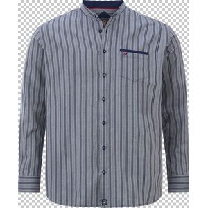 Jan Vanderstorm herren Overhemd - 41/42 - donkerblauw