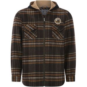 Jan Vanderstorm - FAAPE - Outdooroverhemd - Bruin - Comfort Fit