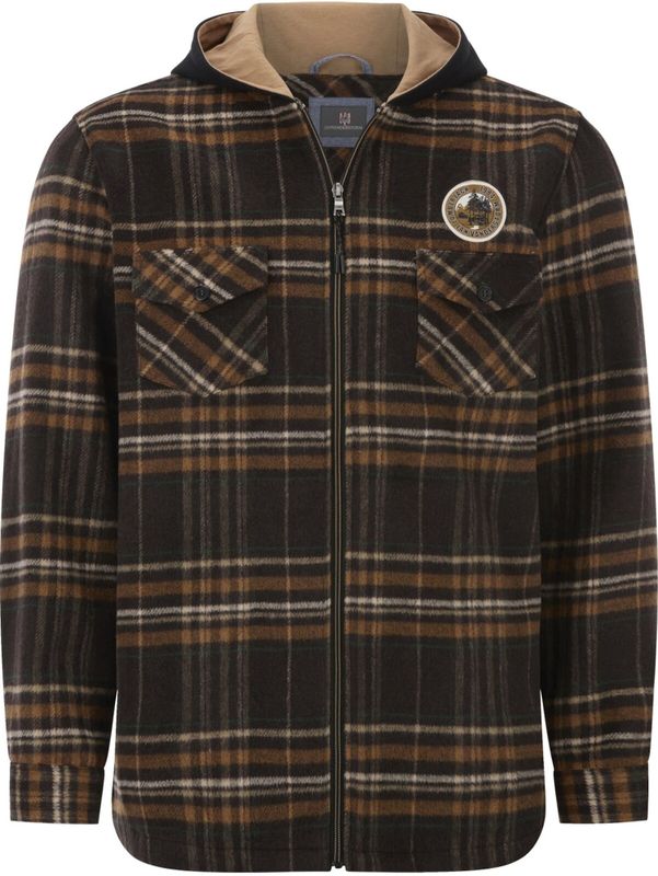 Jan Vanderstorm - FAAPE - Outdooroverhemd - Bruin - Comfort Fit