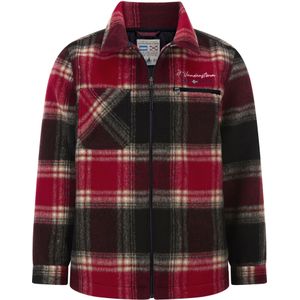 Jan Vanderstorm - FINNLEIV - Tussenjas - Rood - Casual Houthakkerslook