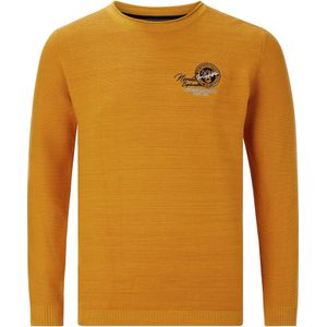 Jan Vanderstorm - TRYGVE - Trui - Donkergeel - Grote Maten