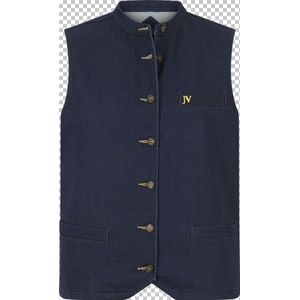 Mouwloos spijkerjack HILDEVIN donkerblauw