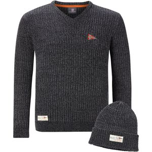 Jan Vanderstorm - RONAI - Jumper - Donkergrijs - Met Kap