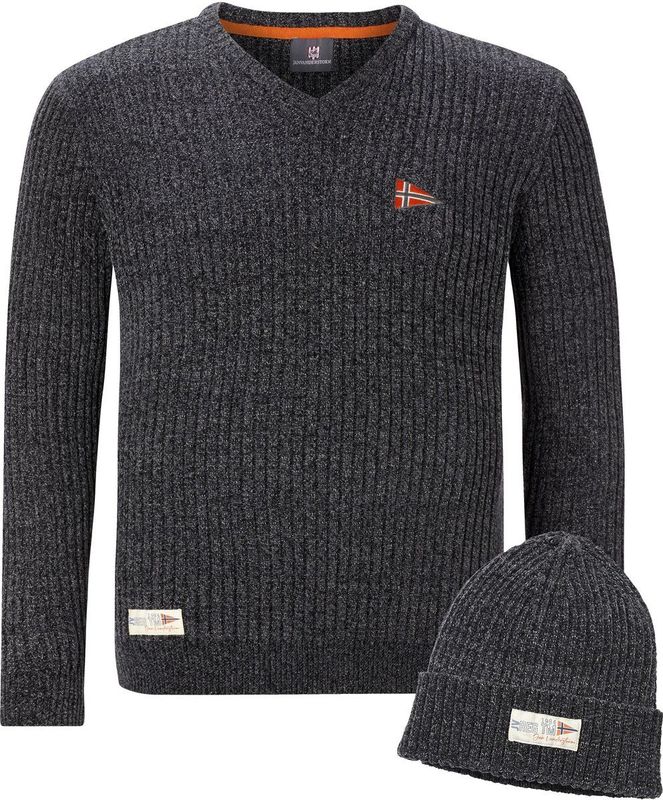 Jan Vanderstorm - RONAI - Jumper - Donkergrijs - Met Kap