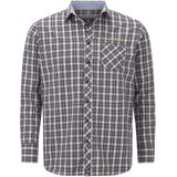 Jan Vanderstorm - Overhemd - Donkerblauw - Bjornman - Geruit - Lange Mouw