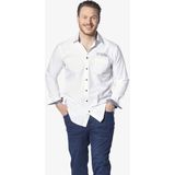 Jan Vanderstorm - Set Van 2 - Overhemden - Donkerblauw