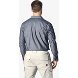 Jan Vanderstorm - Set Van 2 - Overhemden - Donkerblauw