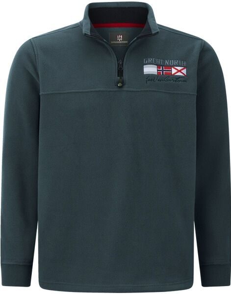 JAN VANDERSTORM - SIETSE - Fleece Sweatshirt - Blauw - 100% Polyester