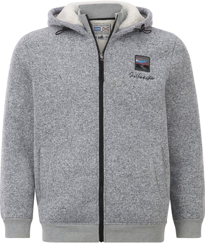 Jan Vanderstorm - NORVID - Gebreid Fleece Vest - Grijs