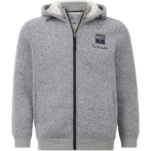 Jan Vanderstorm herren Gebreid Fleece Vest - 56/58 - grijs