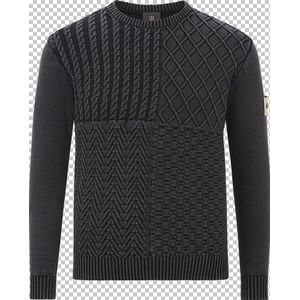 Jan Vanderstorm - RABBE - Trui - Zwart - Grote Maten