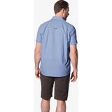 Jan Vanderstorm - KJETTIL - Overhemd - Blauw - Korte Mouwen - Comfort Fit