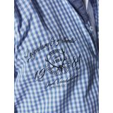 Jan Vanderstorm - KJETTIL - Overhemd - Blauw - Korte Mouwen - Comfort Fit