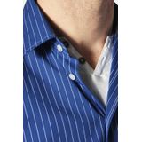 Jan Vanderstorm - PERTTU - Overhemd - Koningsblauw - Gestreept