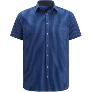Jan Vanderstorm - PERTTU - Overhemd - Koningsblauw - Gestreept