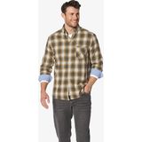 Overhemd - Geel - BARBITANTI - Geruit