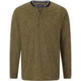 Shirt - OLINDONI - Donkergeel Gestreept - Katoen