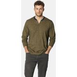 Shirt - OLINDONI - Donkergeel Gestreept - Katoen