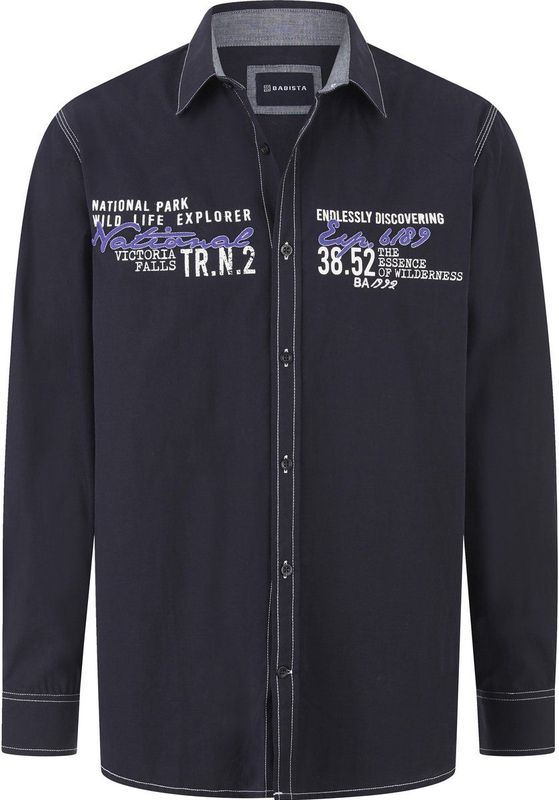 Babista - RINADORO - Overhemd - Donkerblauw - Maritim-serie
