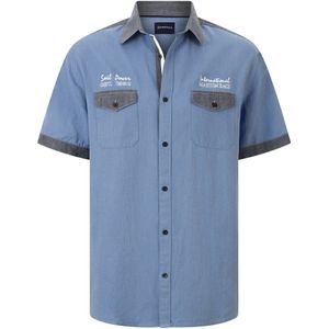 Babista - PIOLASTI - Overhemd - Lichtblauw - Korte Mouwen