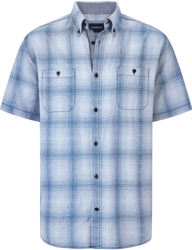 Babista - ROSITELLI - Overhemd - Lichtblauw - Korte Mouwen