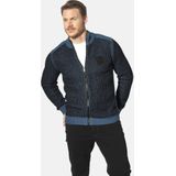 Jan Vanderstorm Gebreid vest 'Halsten'  blauw / navy