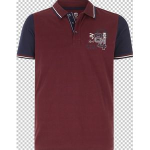 Jan Vanderstorm herren Poloshirt - 60/62 - donkerrood