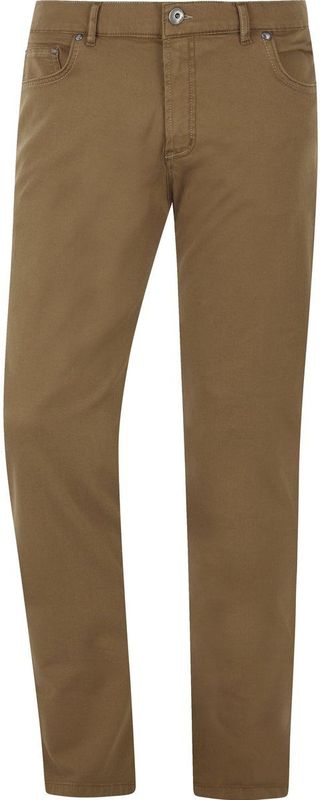 Broek - Cognac - TARJE - Lage Taille - Five-Pocket-Design