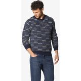 Babista - LIVIBELTI - Gebreide Trui - Blauw - 3D-look