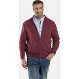 Charles Colby - Earl Thomas - Fijngebreid Vest - Rood - Plus Size
