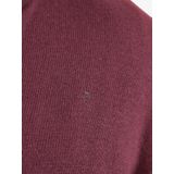 Charles Colby - Earl Thomas - Fijngebreid Vest - Rood - Plus Size