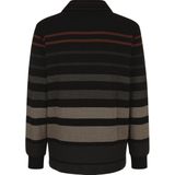 BABISTA - LUCIVERTA - Sweatshirt - Zwart - Katoen - Borstzak met Rits